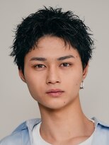 テン 心斎橋(tenn.) アクティブショートフェザーパーマルーズショートセンターパート