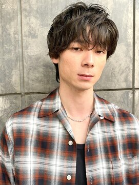 フッズ(HOODS) フェザーパーマ/ラウンドマッシュ/ニュアンスカール