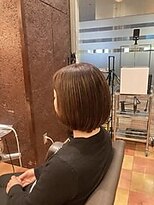 シャンプーボーイ 佐賀(SHAMPOO BOY) ナチュラルに軽く収まりがいい/白髪ぼかしボブ【佐賀美容室】