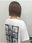 夏色◎ライムベージュ×切りっぱなしボブ