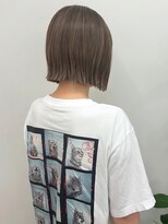 コットバイ ラヴェスト(Cott by lovest)&nbsp;夏色◎ライムベージュ×切りっぱなしボブ