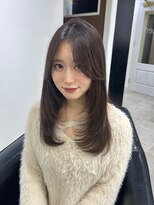 レイヤーカット&顔周りカット&髪質改善 Fann.【7月31日NEW OPEN（予定）】&nbsp;髪質改善　レイヤーカット　韓国風　神戸三宮元町　艶髪　顔周り