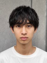 トリッカ 銀座(tricca)&nbsp;メンズパーマ/フェザーパーマ/マッシュショート/黒髪メンズ