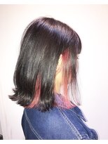 ハビット (habitt)&nbsp;【habitt】インナーカラー×ネオンピンク☆