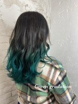 プライズ アイリス 池袋東口店(prize Iris)&nbsp;グリーングラデーションカラー