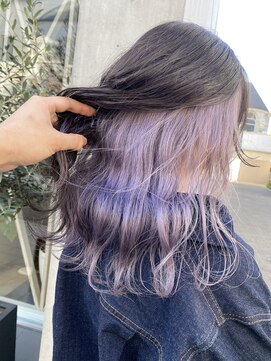 シーン(seen) ○ラベンダーグレージュのインナーカラー○