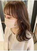 【天神 今泉 大名】くびれミディとろみベージュ 小顔ヘア