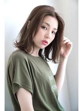 フレームプラス 御堂筋難波店(FRAME +) ミディアム外ハネボブ