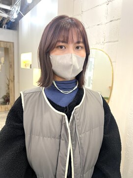 ロア 四条河原町店(LoRE) LoRE☆ラベンダーカラー/外ハネボブ/ヘルシースタイル