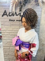 アチーブ 三宮(Achieve)&nbsp;盛り髪(スジ盛り)アップヘアセット  by Achieve