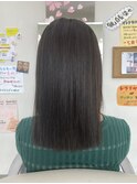 ツヤ髪ストレート