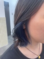 ルヴェルヘアー(Revel hair)&nbsp;インナーカラー×ブルー