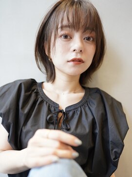 ニコ トウキョウ ヨコハマ(nico) 顔まわりレイヤー/切りっぱなし/ボブ/レイヤーカット