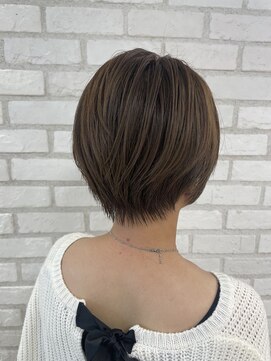 アッシュ 稲田堤店(Ash) アッシュブラウン×ショートボブ