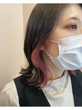 クム(QUMU) 切りっぱなし×イヤリングカラー♪