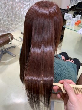 アズール 草加(azule) 髪質改善カラー　レッドブラウン