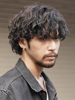 イズバイフィフス(is by fifth) プードルパーマスパイラルパーマメンズマッシュウルフ刈り上げ