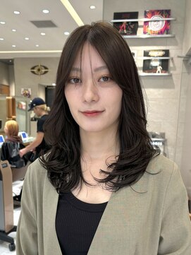 ピークアブー 原宿ハラカド(PEEK-A-BOO) レイヤーカット/ミディアム/顔まわり/フェイス/韓国風/くびれ