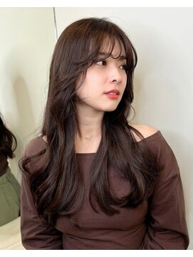 アロン(Allons Ginza) 韓国ヘア/春カラー/透明感/レイヤーカット