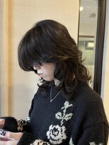 ココカラヘアー ニコ(cococara hair nico)&nbsp;ウルフレイヤー/デジタルパーマ/無造作ヘア