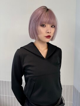 ステン(sten) 切りっぱなしボブ/ストレートボブ/ミニボブ/ハイトーンボブ