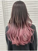 グラデーションピンク