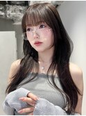韓国ヘア/レイヤーカット/顔まわりカット/前髪カット/髪質改善
