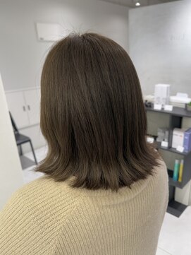 アテバイルイス 喜連瓜破(ATE by luis) ◎ブリーチなしWカラー/オリーブベージュ