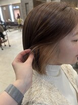 ヴェントフォンターナ(VENTO fontana) ミルクティーインナーカラー/ボブヘア/ケアブリーチ/インナー