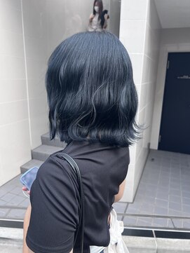 アソビセカンド 原宿(ASOBI 2nd) ダブルカラー/似合わせカット/デザインカラー/ブルーカラー/原宿