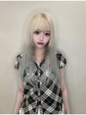 ホワイトカラー/レイヤーカット/髪質改善/エクステ/バイカルテ