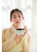 チェリーブラウンうるツヤ韓国まとめ髪