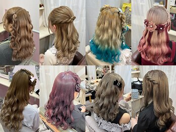 秋葉原コットン ヘアセット専門店の写真/【秋葉原駅徒歩1分/早朝7時OPEN】ヘアセット￥2000～☆結婚式・二次会・ライブ・イベントは特別なStyleで♪