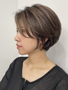 インセプション 銀座(INCEPTION) 丸みショート・ボブ/丸顔/前髪なし/絶壁解消/20代/30代/長め