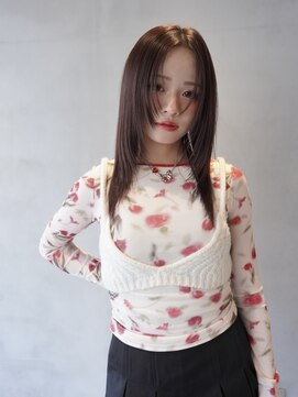 ニコ トウキョウ 渋谷(nico TOKYO) 顔まわりレイヤーハッシュレイヤー透明感オリーブグレージュ渋谷