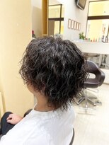 デザイニングヘアードゥ(designing hair Deux)&nbsp;メンズミディアムスパイラルパーマ　【メンズ/メンズパーマ】