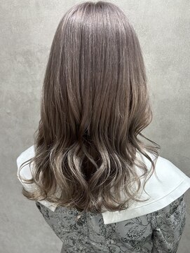 ルノン シェリー(LUNON cheliy) アプリコットオレンジくびれヘアハイライトカラー熊本