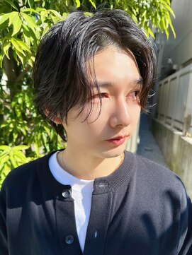 リークフー(Ree cu fuu) シースルーバングセンターパートナチュラルパーマ