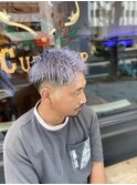 ホワイトパープルカラー