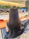 ブリーチなしダブルカラー  アイスグレージュ