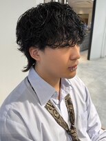 リコ ヘアアンドリラクゼーション 名駅店(LICO HAIR＆RELAXATION)&nbsp;波巻きスパイラルパーマシャドウパーマウルフメンズパーマ名古屋