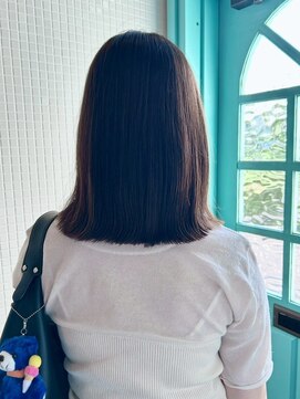 コルテ 倉敷西坂店(CoRte.) ヘアエステ/ナチュラル/切りっぱなし/重めロブ/髪質改善