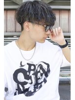 リコ ヘアアンドリラクゼーション 名駅店(LICO HAIR＆RELAXATION)&nbsp;メンズ波巻きスパイラルパーマ　名古屋駅/名駅/パーマ