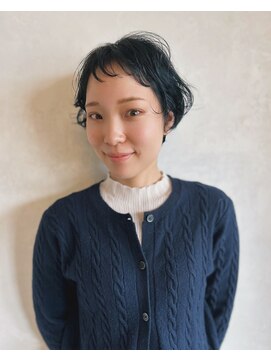 カケ(kake) ショート×ブルーブラック