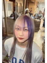 モアムー(Moremuu)&nbsp;[かの]シルバー×ムラサキ