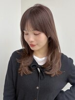 ラフ フロム ガーデン(Laf from GARDEN) ミディアム/レイヤーカット/顔周りカット/透明感カラー