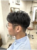メンズワンカールパーマ