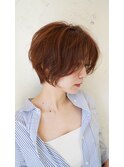 オール世代おすすめ大人可愛い小顔くびれショート/白髪染め