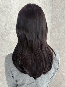 アイリス 天文館店(AIRIS) ロングレイヤー ラベンダーブラウン 髪質改善 透明感カラー 艶髪