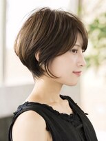 ロビー 青山(ROBBY)&nbsp;ショートボブ/前髪あり/小顔ショート/30代/40代/50代